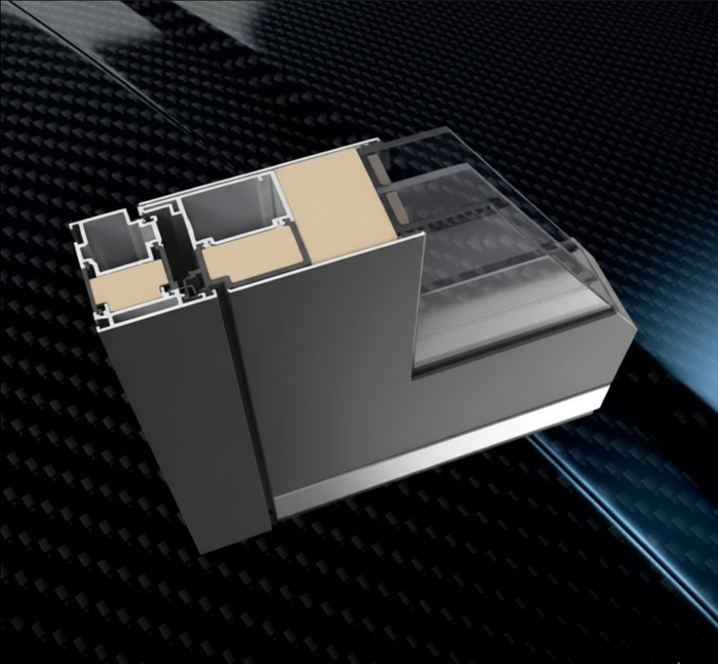 Aluminiumprofiel met thermische onderbreking