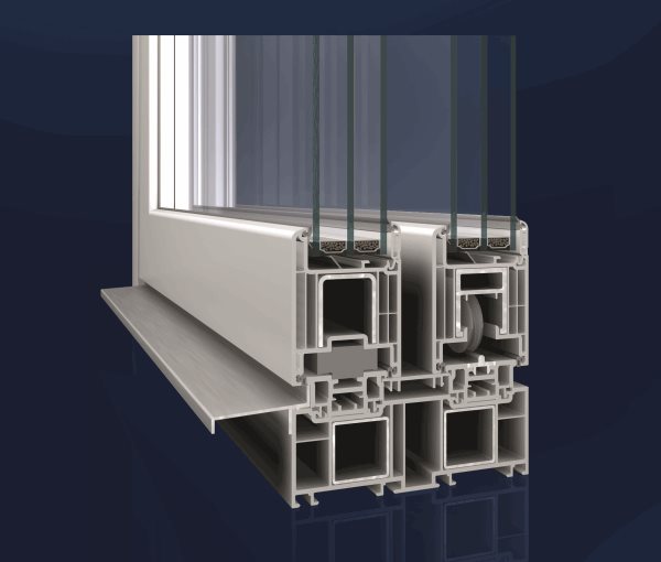 Isolatiedetail PVC schuifdeur