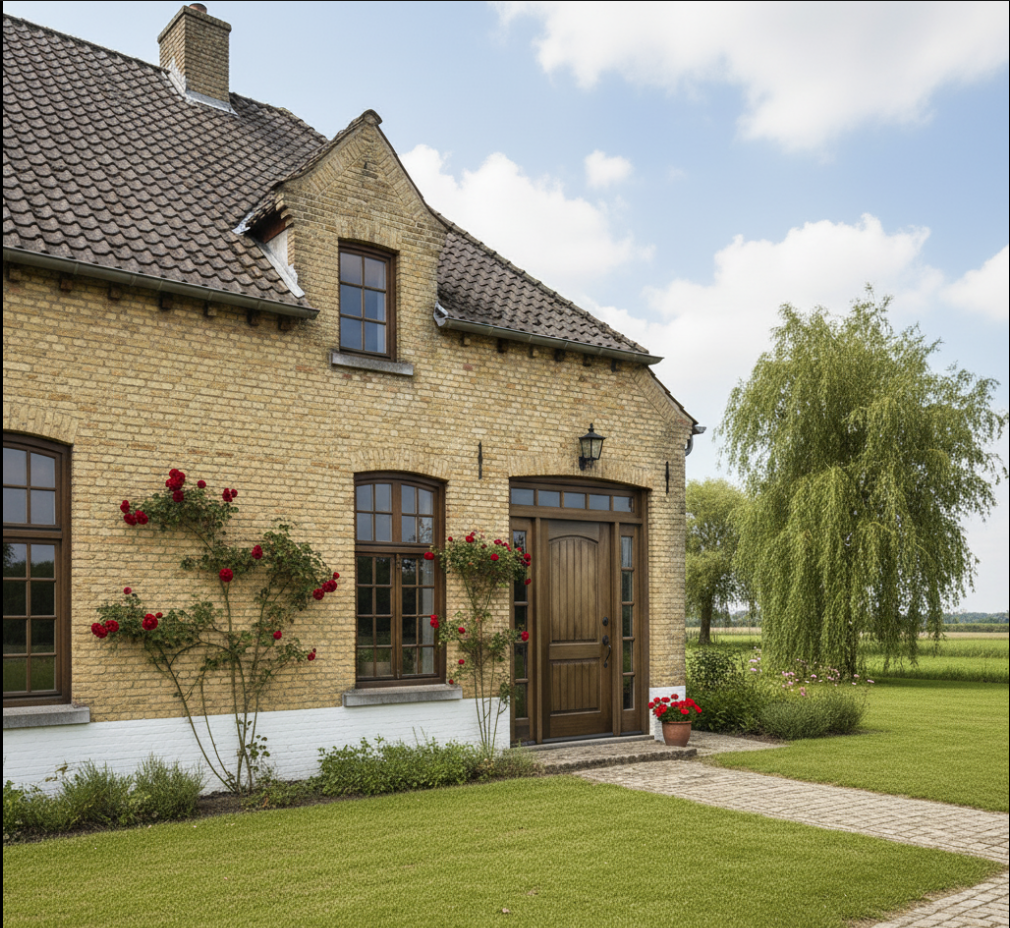 Realisatie houten voordeur 2